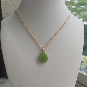 Louis Vuitton Repurposed Pendant Necklace